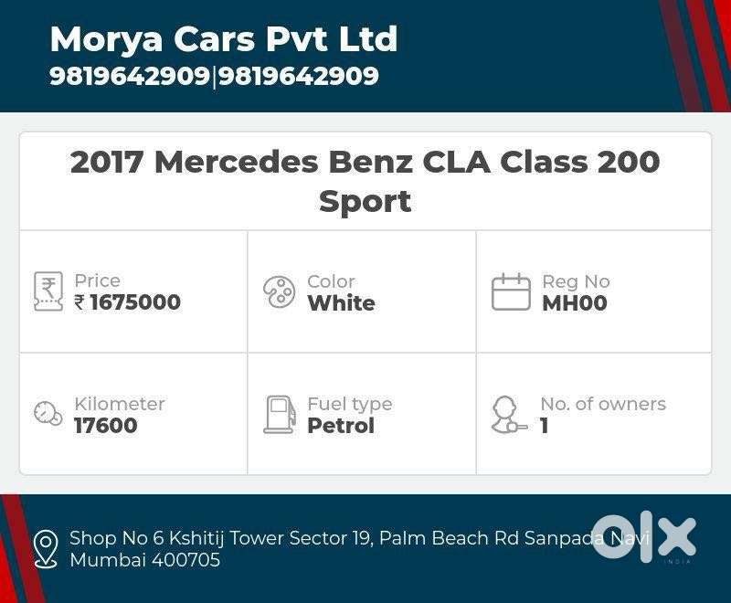 Mercedes-benz Cla 2.0 200 Sport, 2017, Petrol