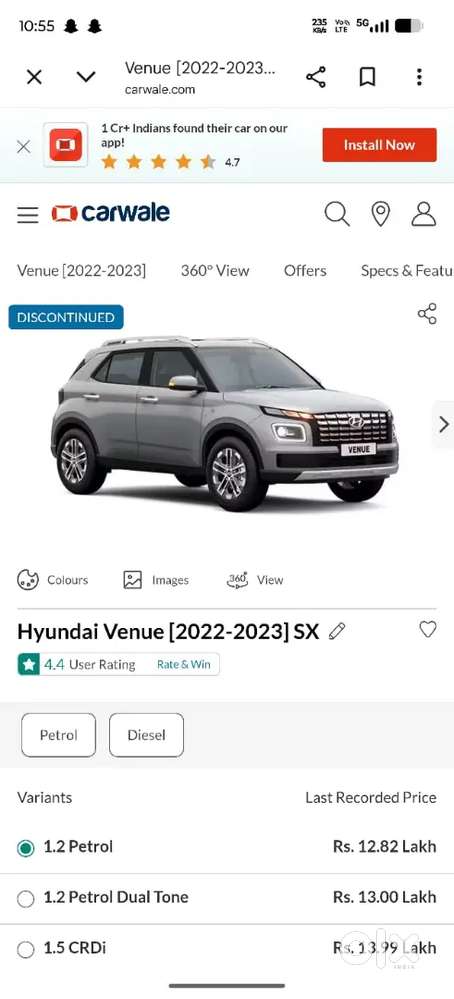 Hyundai Venue 1.2 Kappa Sx Mt Bs Vi 2023 Hyundai Venue 1.2 2023