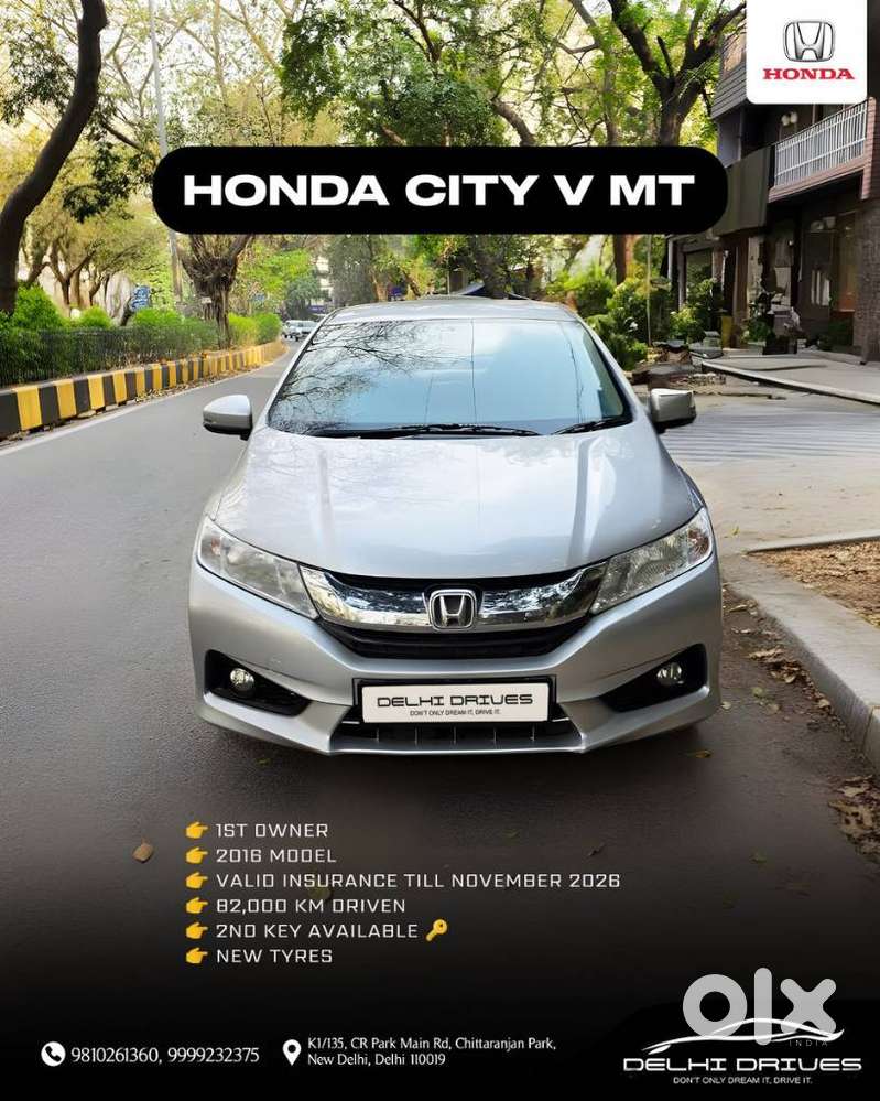 Honda City V Petrol Cvt, 2016, Petrol