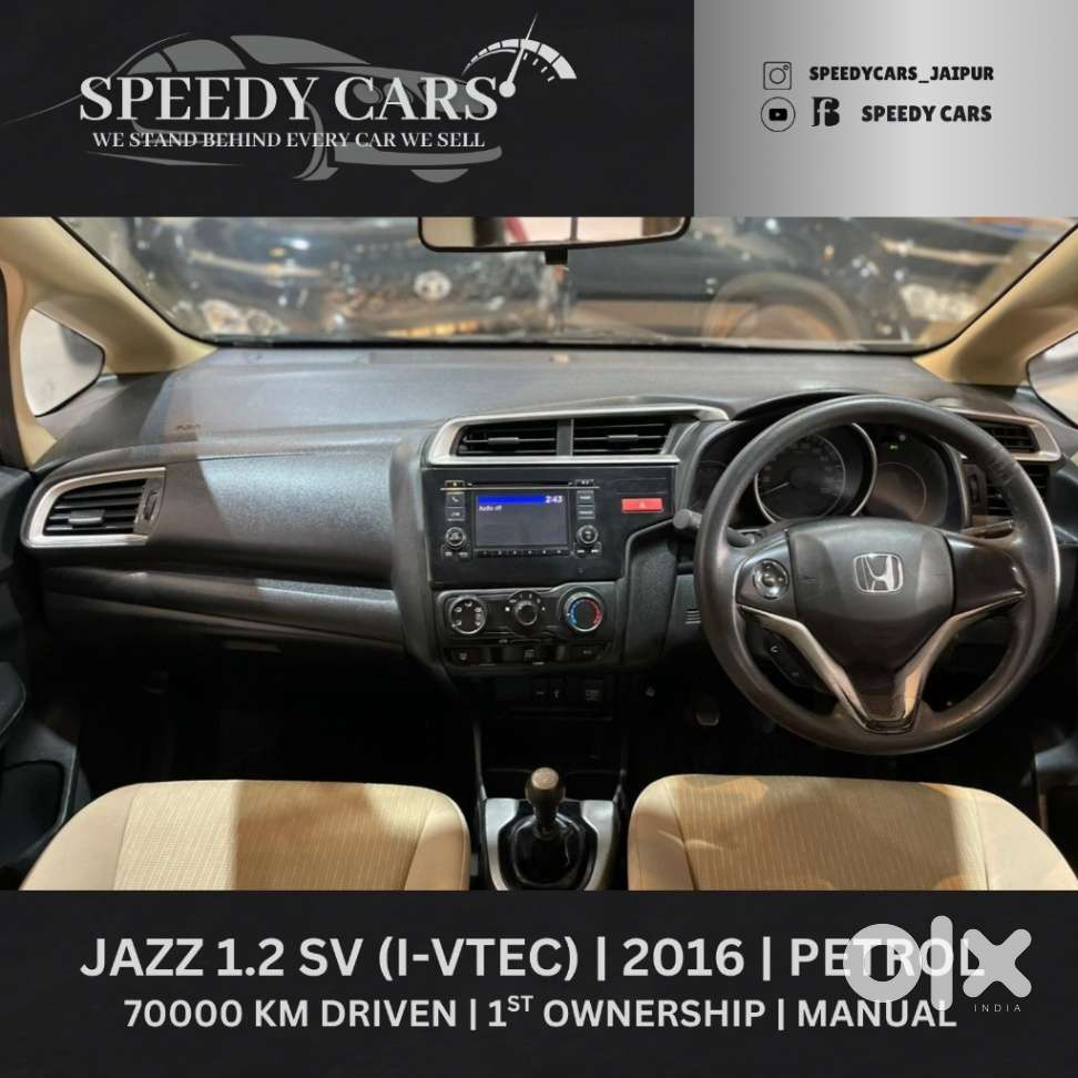 Honda Jazz 1.2 Sv I Vtec, 2016, Petrol