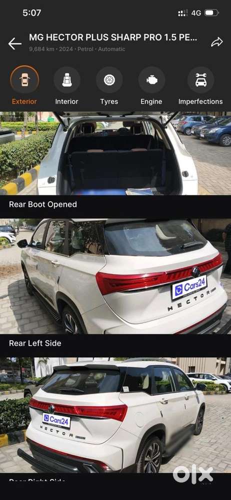 Mg Hector Plus 2024 Petrol 9200 Km Driven