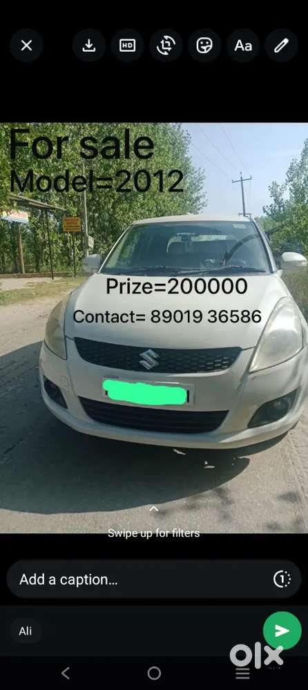 Maruti Suzuki Swift 2012 Diesel 10000 Km Driven