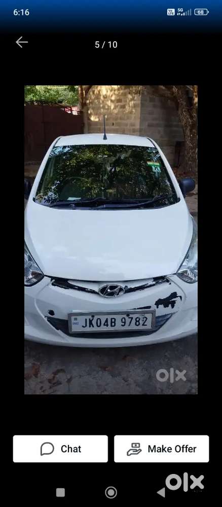 Hyundai Eon 2012 Lpg 170 Km Driven