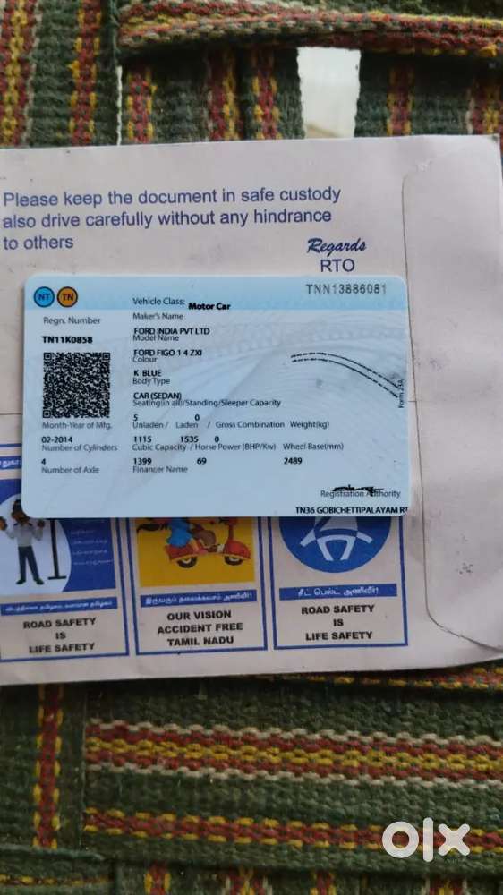 Ford Figo 2014 Diesel 96000 Km Driven