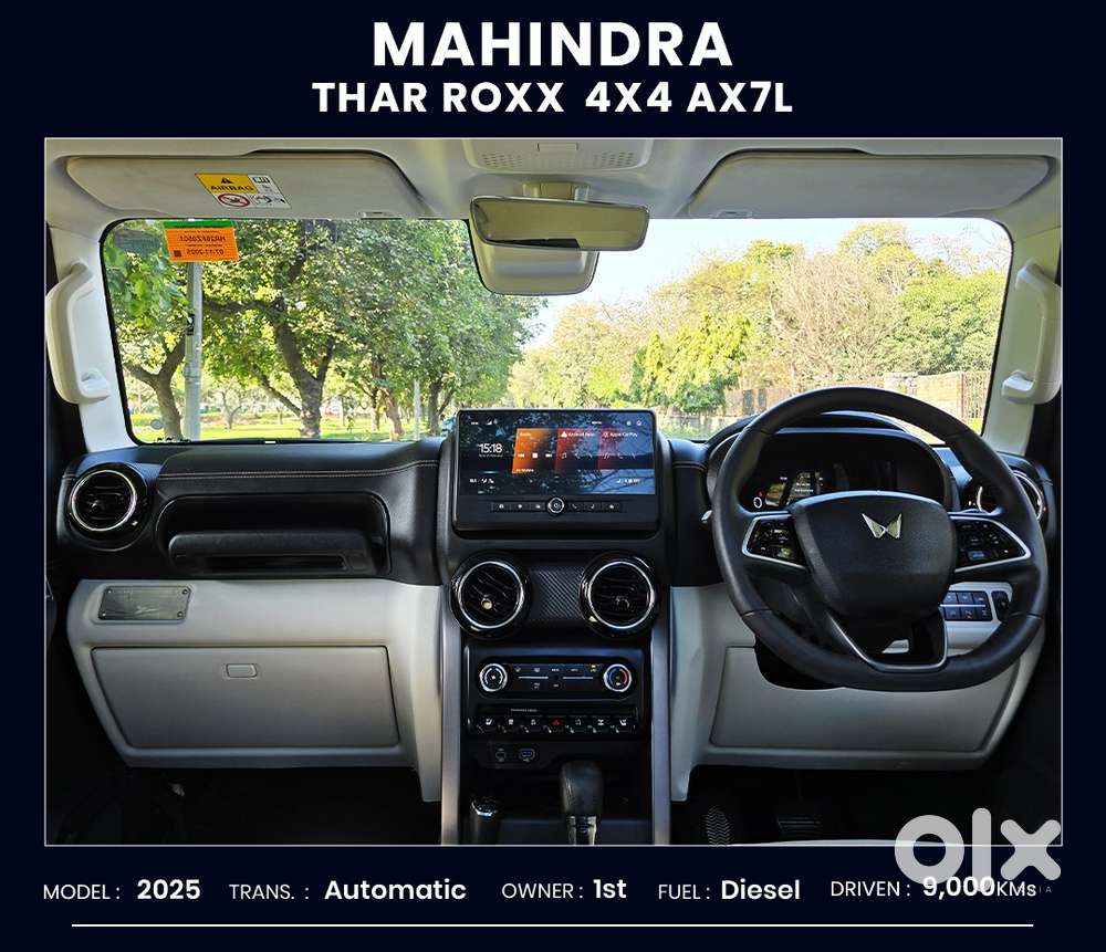 Mahindra Thar Roxx Ax7 L Diesel At 4wd, 2025, Diesel