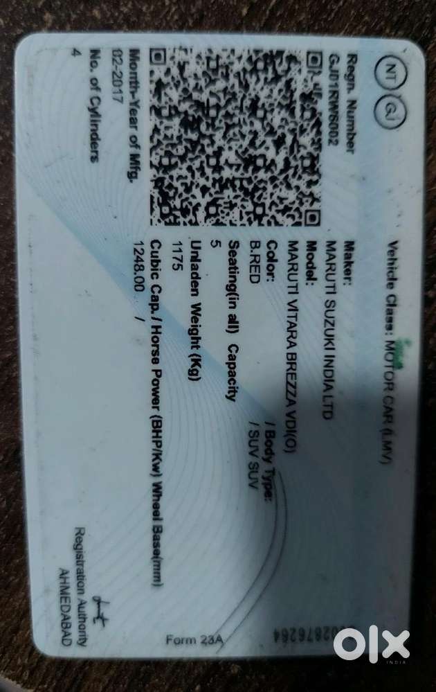 Maruti Suzuki Brezza Vdi, 2017, Diesel