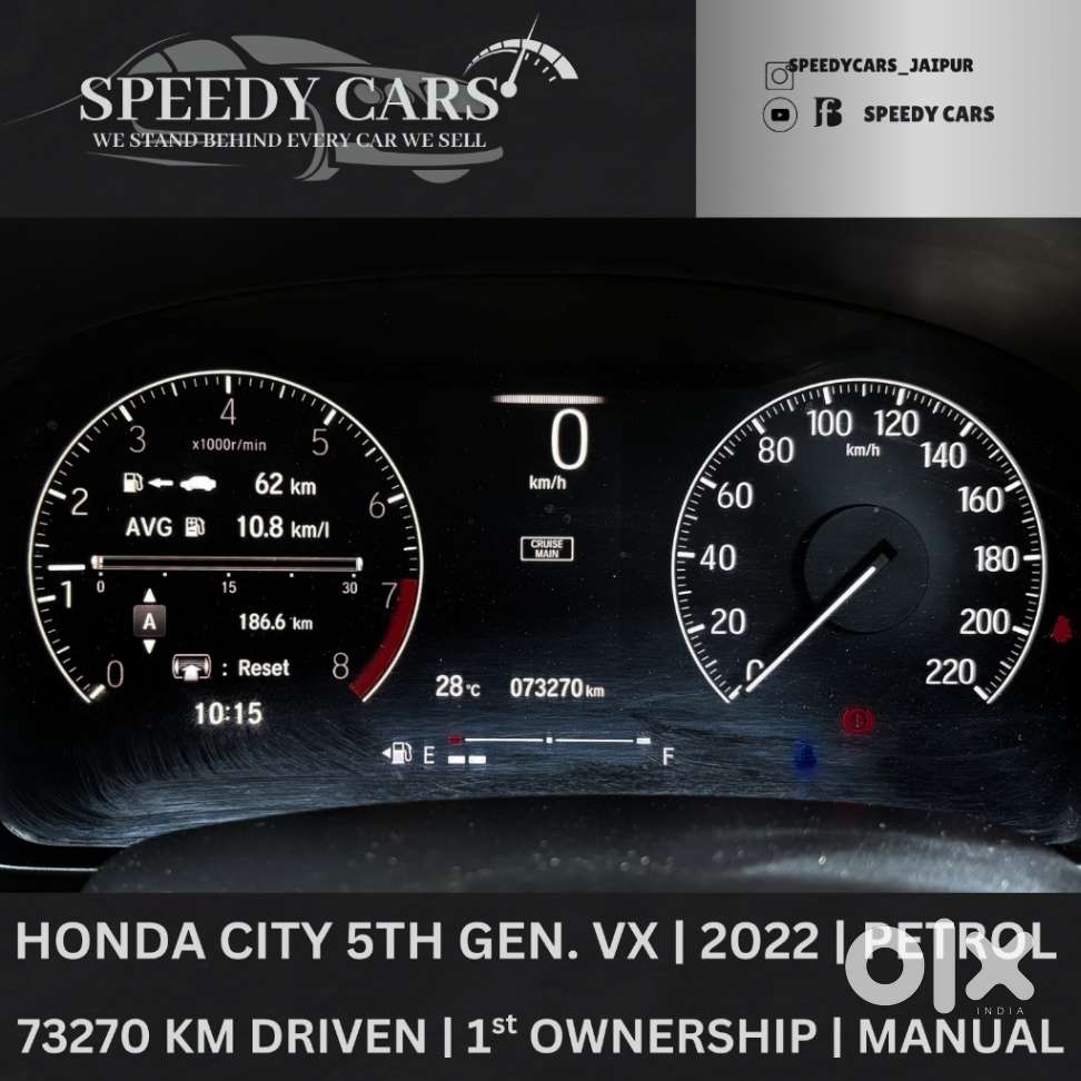 Honda City 1.5 V 5th Gen I-vtec Mt, 2022, Petrol