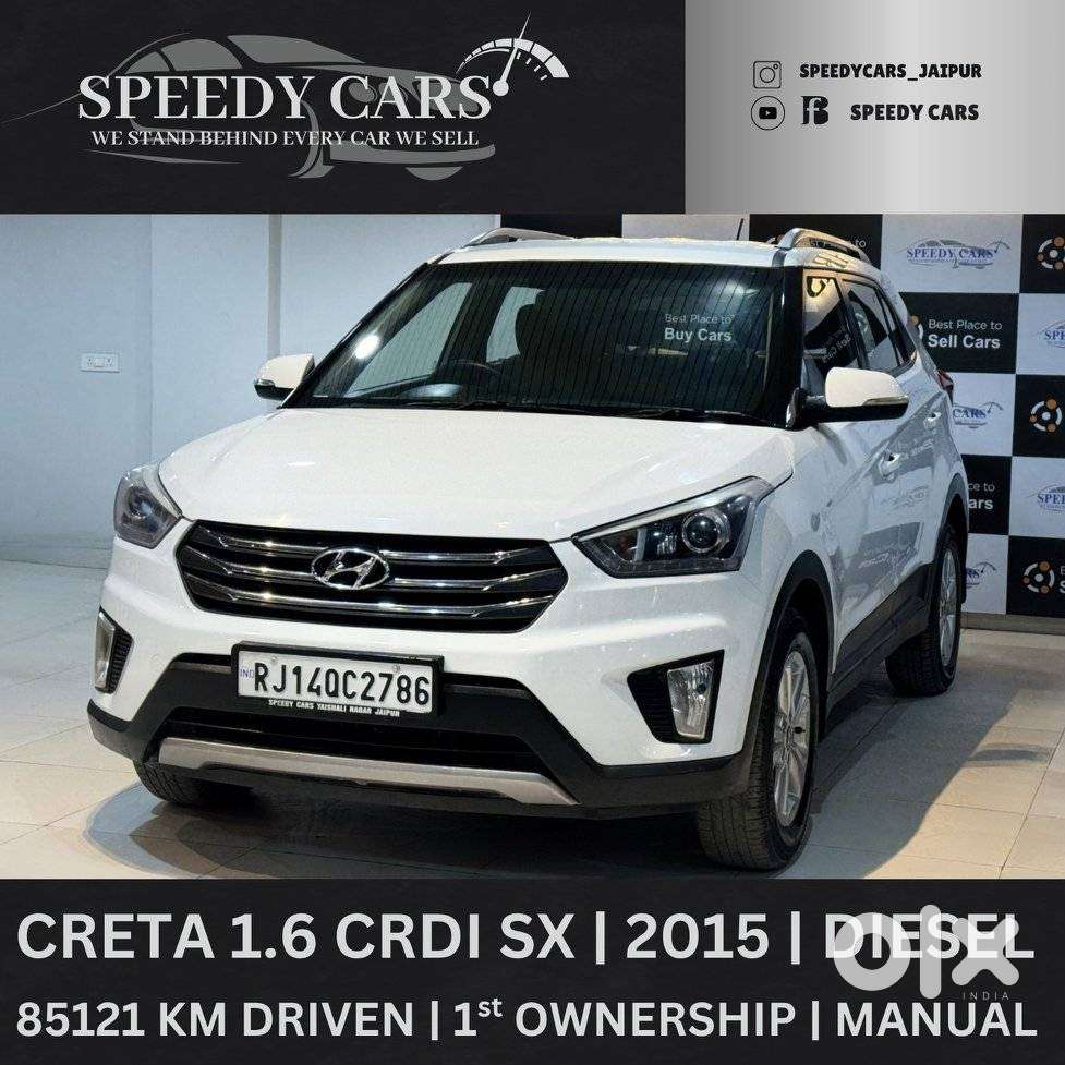 Hyundai Creta 1.6 Crdi Sx, 2015, Diesel