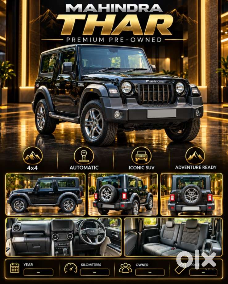 Mahindra Thar Lx 4-str Hard Top At, 2024, Diesel