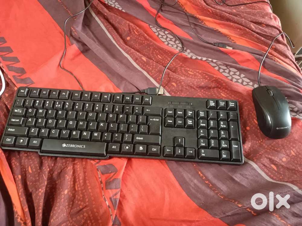 ZEBRONICS MOUSE AND KEYBOARD