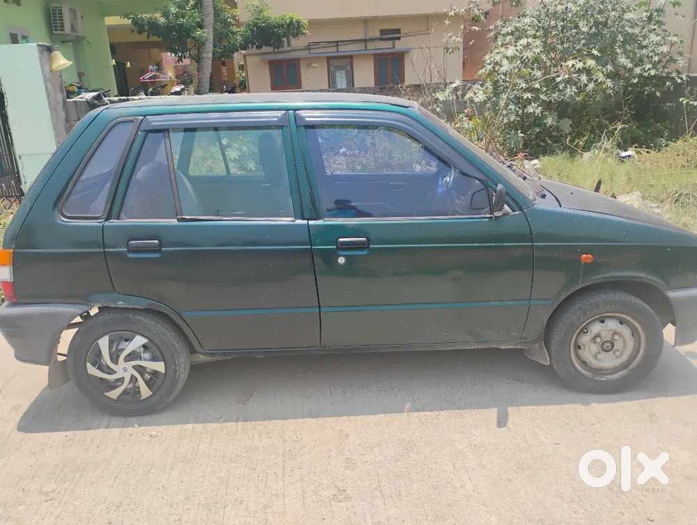 Green Colour Maruti 800