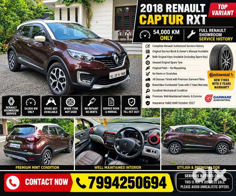 2018 Renault Captur Rxt | Top Variant