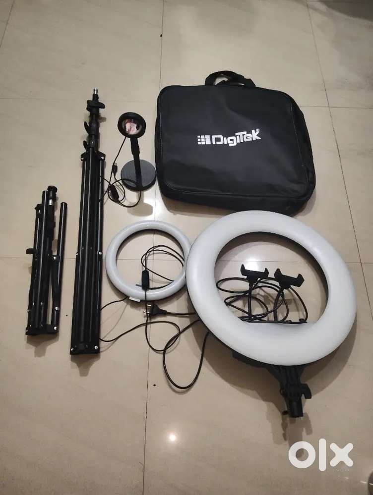 Digitek Ring Light with Stand & Accessories for Sale
