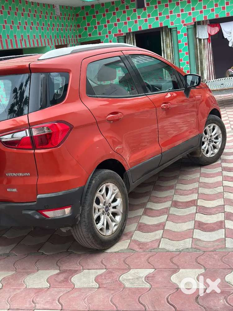 Ford Ecosport Orangecolor 1.5 Diesel 2016 Top Model Push Button Start