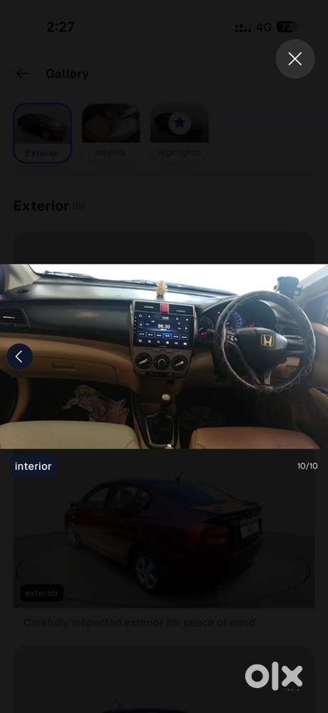 Honda City Petrol Mt 2013