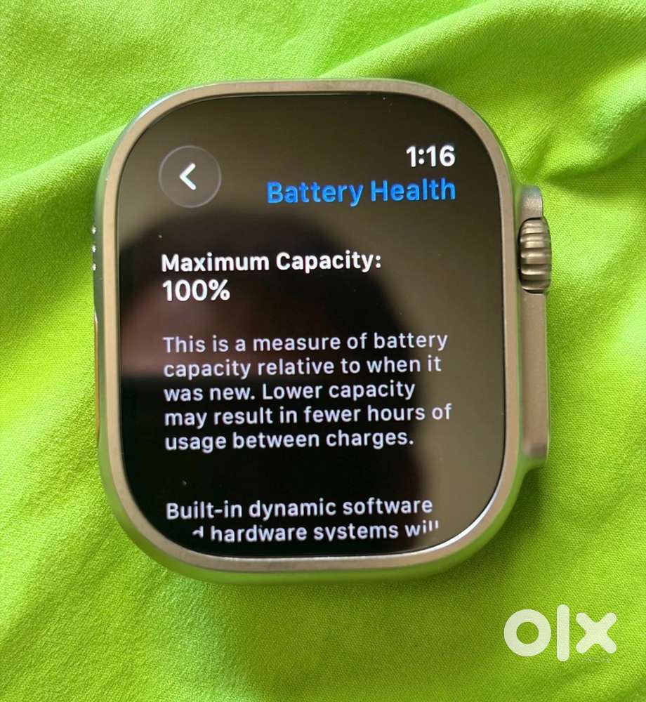 Apple ultra 3 watch like new 100% batt