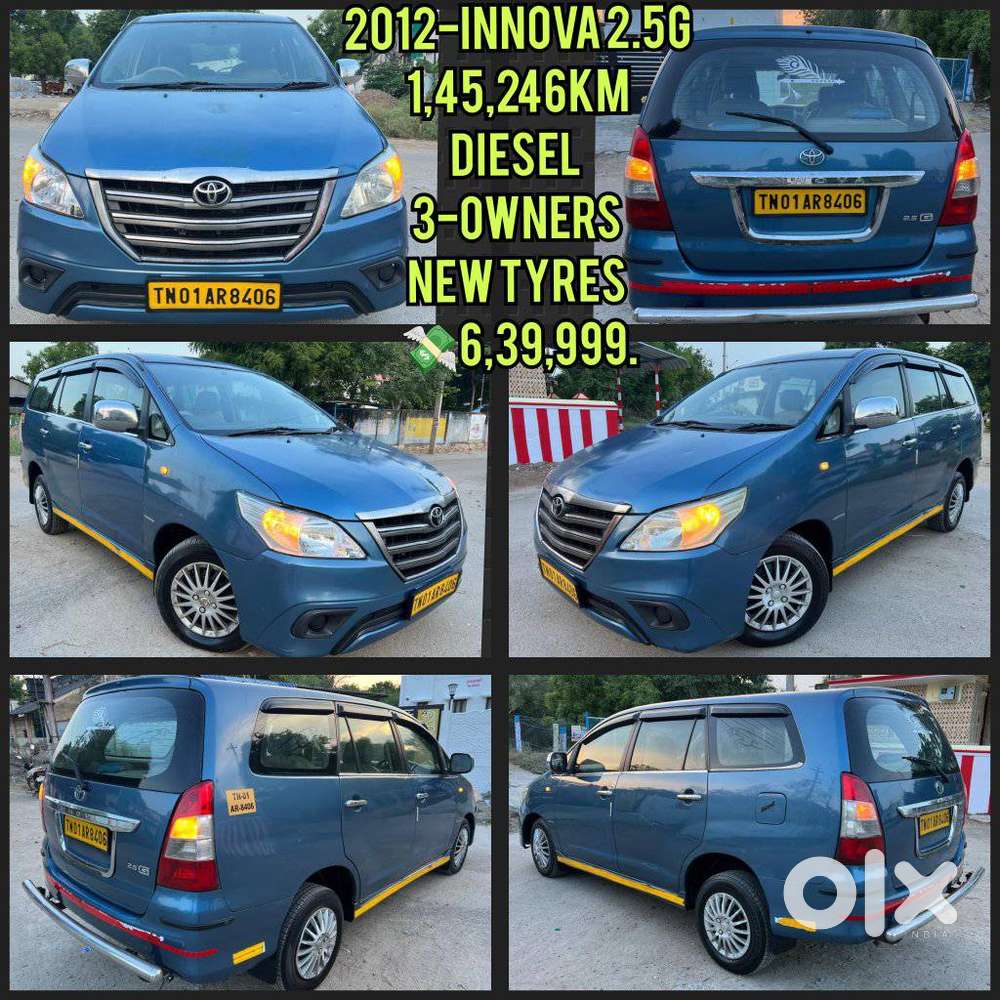 Toyota Innova 2.5 G (diesel) 8 Seater, 2012, Diesel