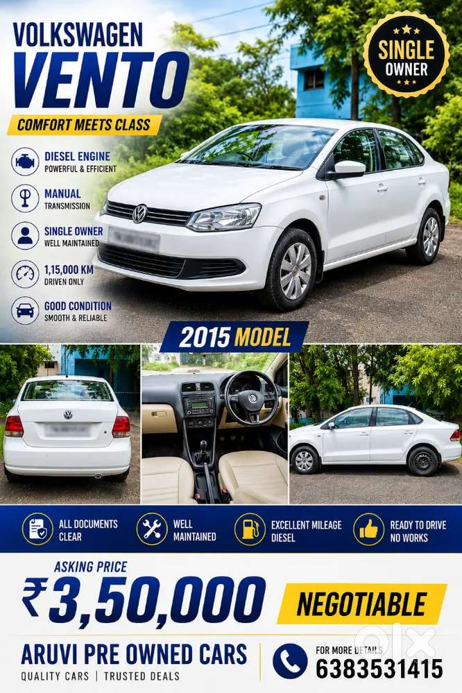 Volkswagen Vento 2015 Tdi