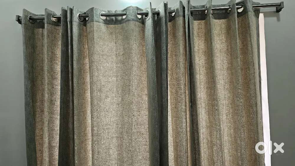 Matt Grey curtain (Just 2 days old)(14 piece)