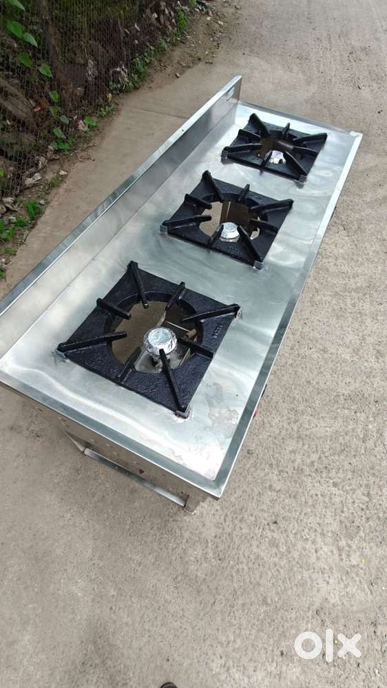 Stainless steel 3-Burner stove(INDIAN)