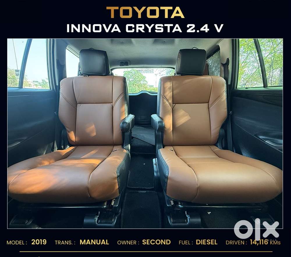 Toyota Innova Crysta 2.4 V 7 Str, 2019, Diesel