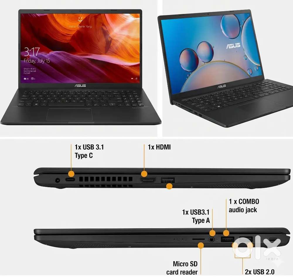 ASUS VivoBook 15 (Core i7 8th Gen | Nvidia GPU | 8GB | SSD+1TB HDD)