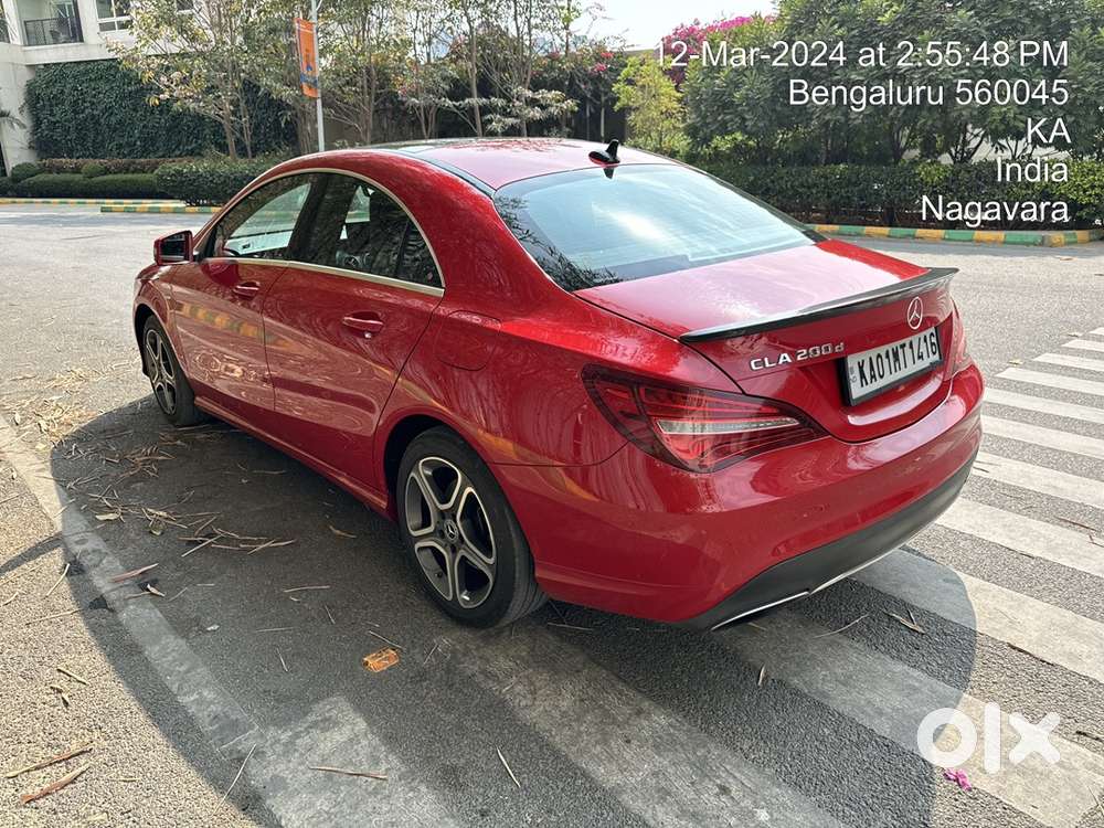 Mercedes-benz Cla Diesel 200 D Sport 2019 Jupiter Red Colour