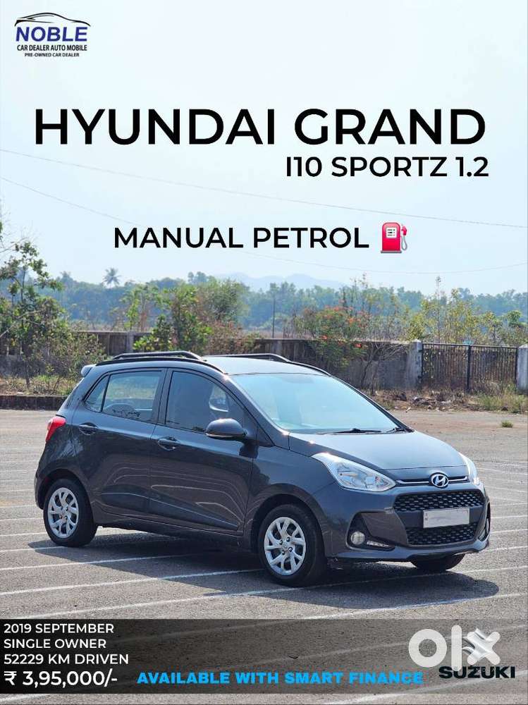 Hyundai Grand I10 2013-2016 Sportz, 2019, Petrol