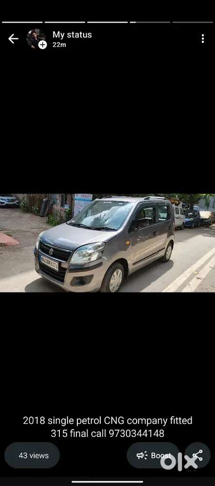 Maruti Suzuki Wagon R 2018 Cng & Hybrids 145786 Km Driven