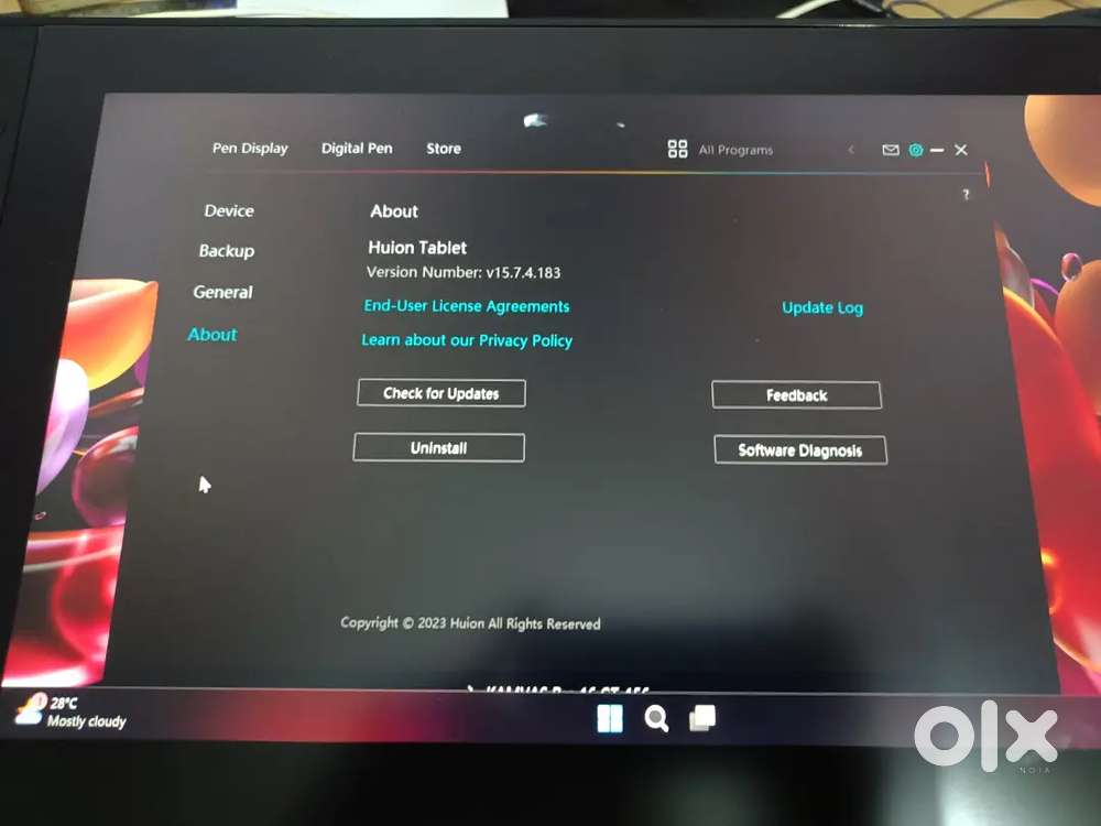 Huion kamvas pro 16 digital drawing tablet for sale 20000 Tablets