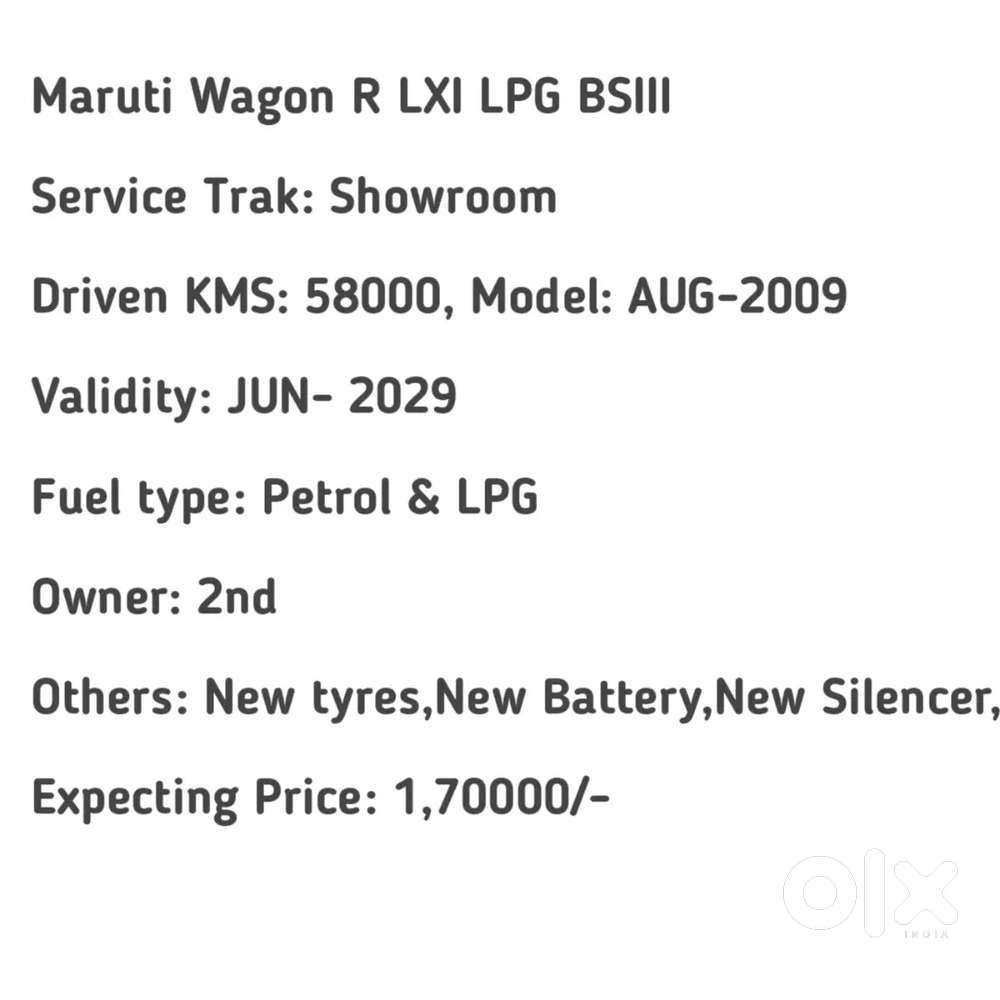 Maruti Suzuki Wagon R Petrol 2009