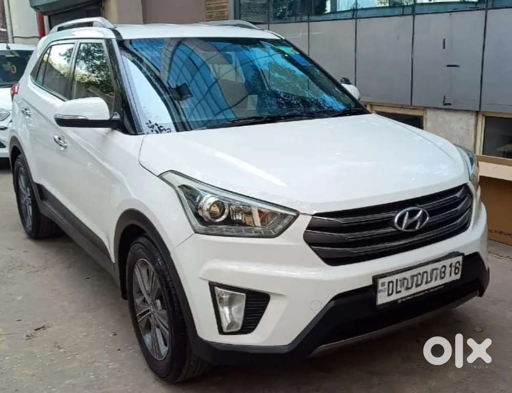 Hyundai Creta 1.6 Automatic Petrol White Color Excellent Condition