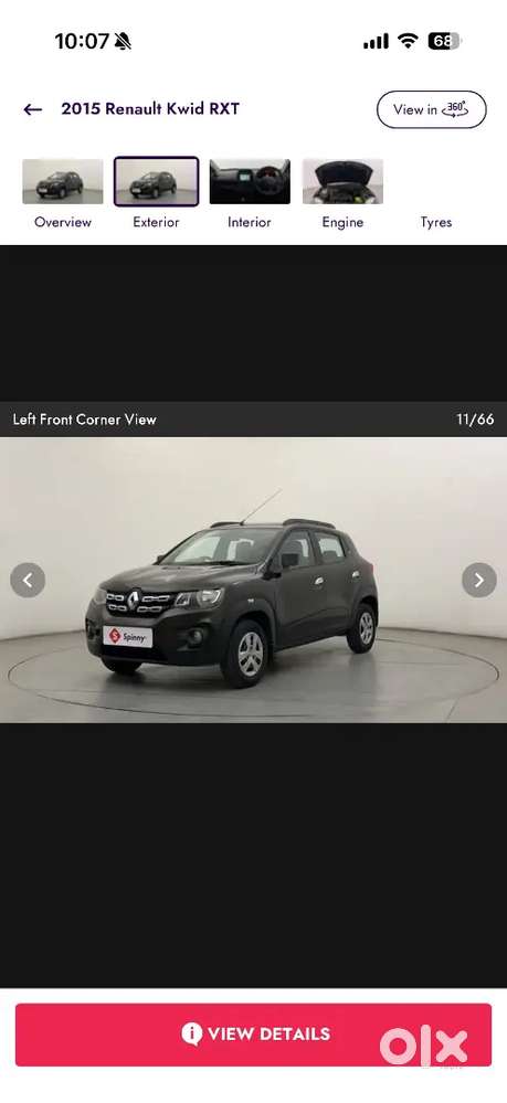 Renault Kwid 2015 Petrol Well Maintained