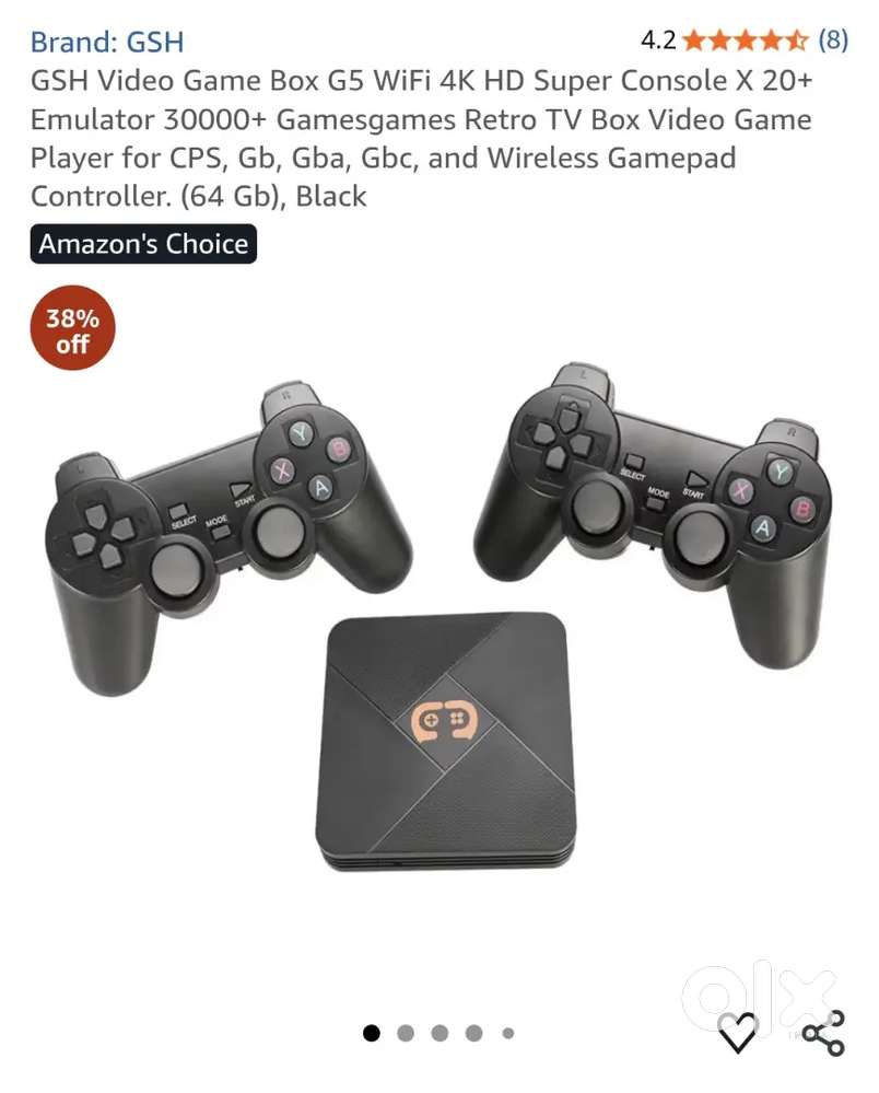 GSH GameBox Retro Game Console.