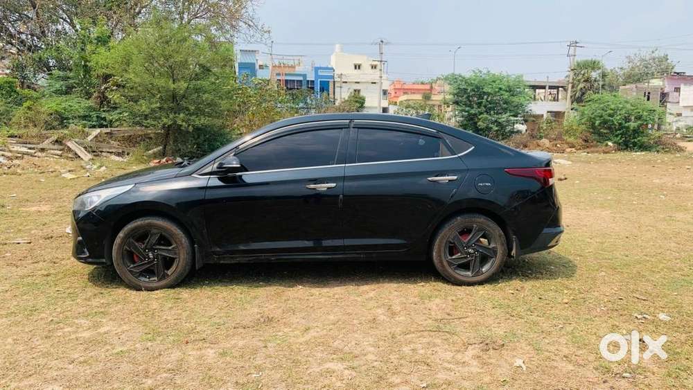 Hyundai Verna Sx 2021  Loaded  Black Beauty  Second Owner