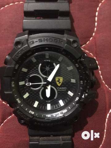 G shock with ferrari logo on sale