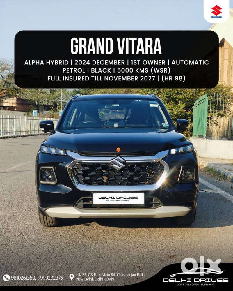 Maruti Suzuki Grand Vitara 1.5 Alpha Smart Hybrid At, 2024, Petrol