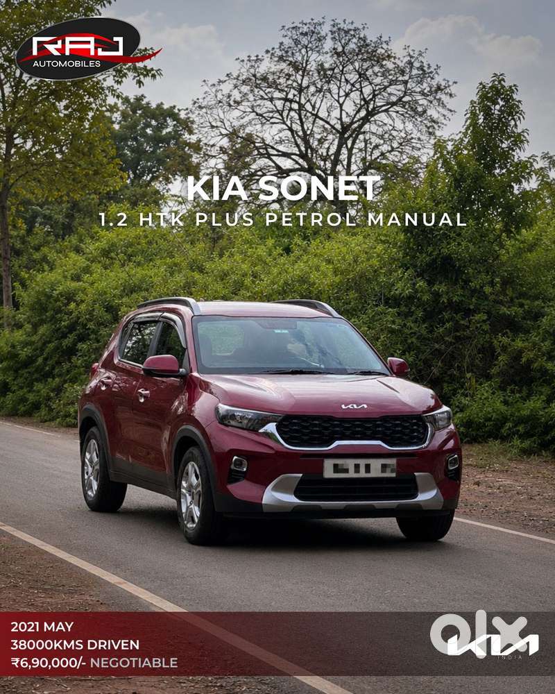 Kia Sonet 1.2 Htk Plus, 2021, Petrol