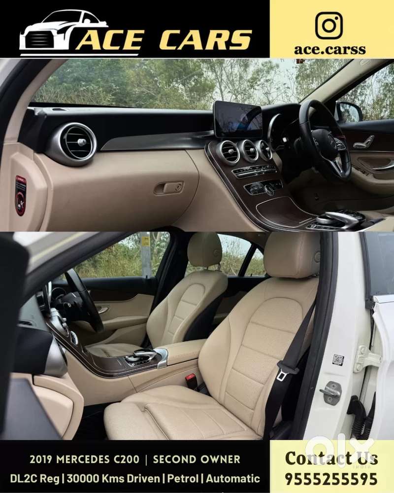 Mercedes-benz C-class C 200 Progressive, 2019, Petrol