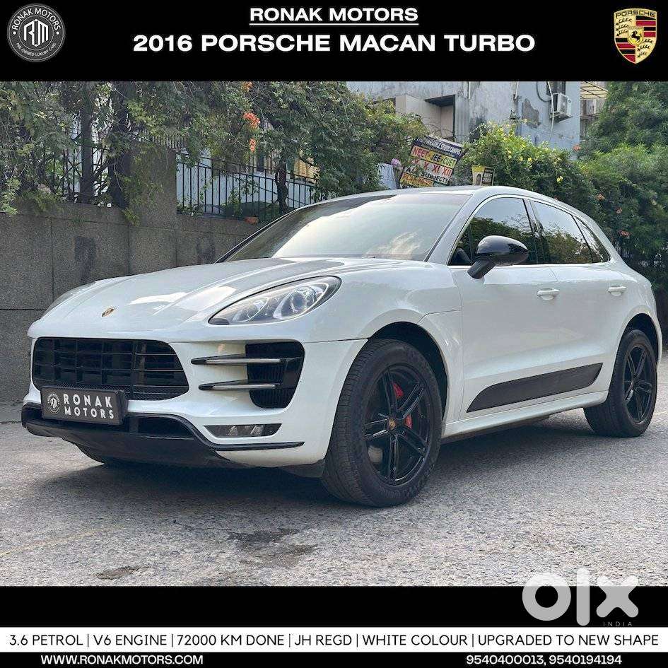 Porsche Macan Turbo, 2016, Petrol