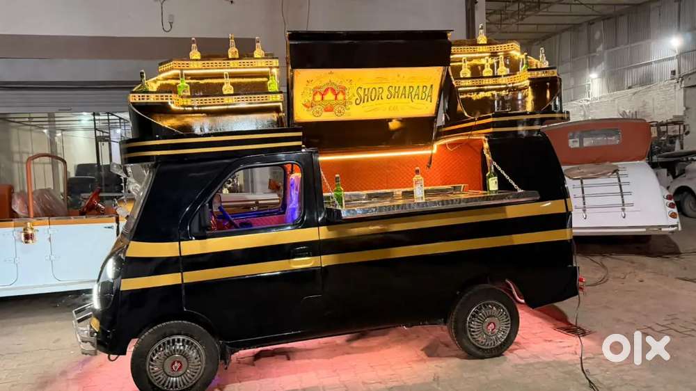 Customized Maruti Eeco Mobile Bar | Luxury Cocktail & Mocktail Bar