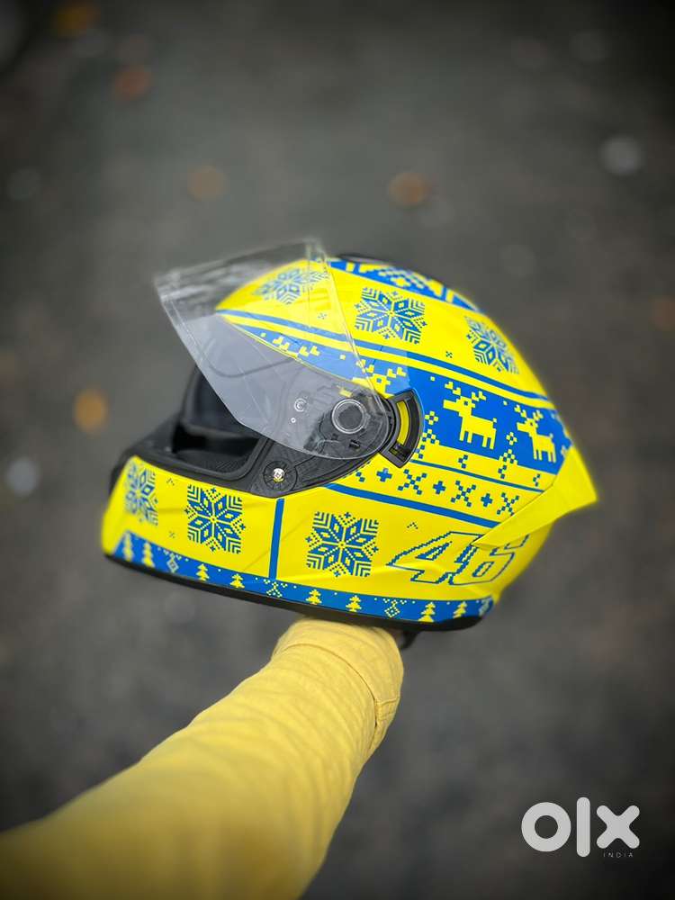 Axr yellow dual visor helmet Spare Parts 1824349155