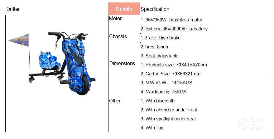 3 wheel drifter - Sports Equipment in undefined, - 1846564006
