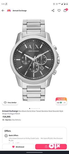 Watch Armani in Gurgaon Free classifieds in Gurgaon OLX