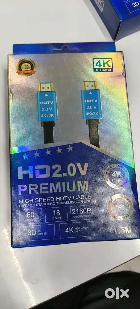 4k HDMI HIGH SPEED HDTV CABLE 1.5mtr