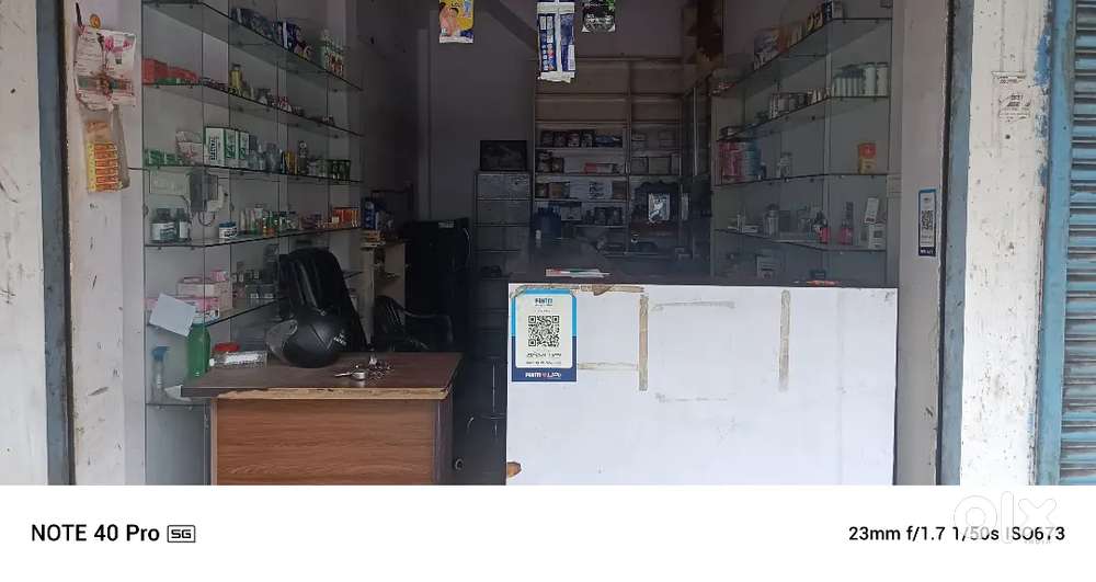 Medical shop furniture with counter