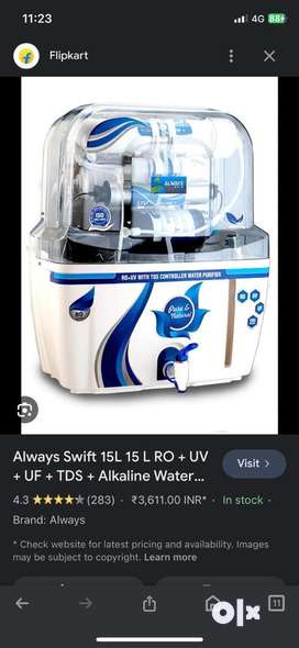 Always Swift 15L 15 L RO + UV + UF + TDS + Alkaline Water Purifier