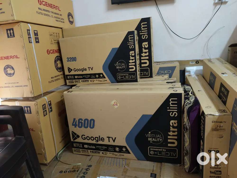 55Inch smart Android LED TV 4k new box pack available