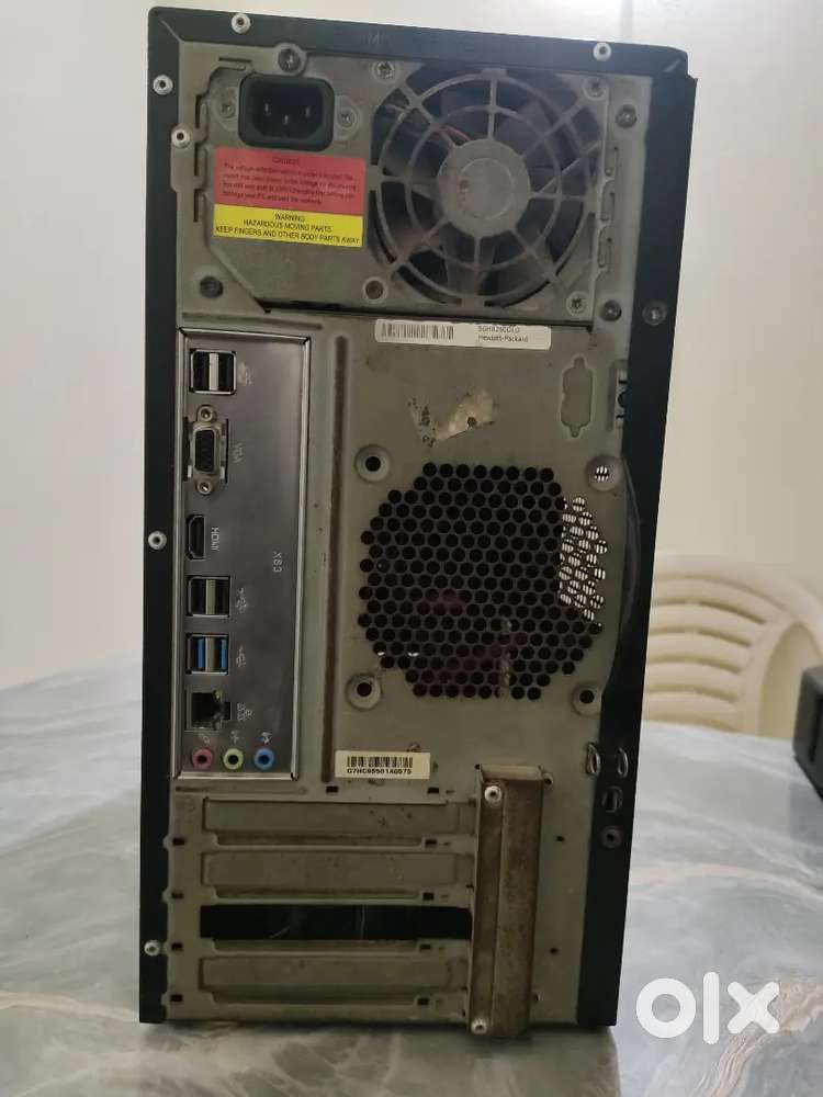 HP cabinet along with motherboard.