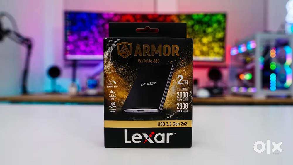 Lexar 2TB SSD Armor 700 Sealed New portable hardisk 2tb